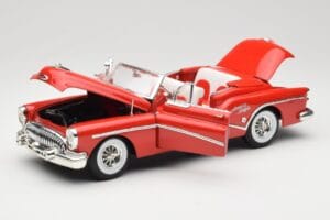 Buick Skylark Cabriolet Vermelho Motormax 1:18 73129 Metal - imagem 2 de 8