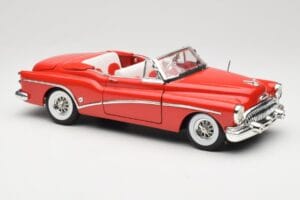 Buick Skylark Cabriolet Vermelho Motormax 1:18 73129 Metal - imagem 6 de 8