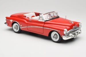 Buick Skylark Vermelho Motormax 1:18 411393-M1 Metal - imagem 6 de 8