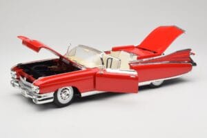 Cadillac Eldorado Biarritz Bolero Red Maisto 1:18 31813 Metal - imagem 2 de 8