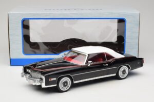 Cadillac Eldorado Cabriolet Preto MCG 1:18 MCG18473 Metal - imagem 8 de 8