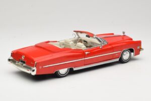 Cadillac Eldorado Cabriolet Vermelho Anson 1:18 30387 Metal - imagem 3 de 8