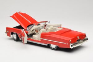 Cadillac Eldorado Cabriolet Vermelho Anson 1:18 30387 Metal - imagem 5 de 8