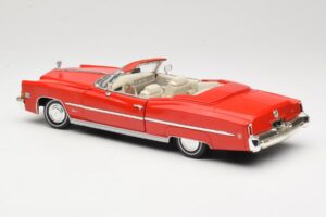Cadillac Eldorado Cabriolet Vermelho Anson 1:18 30387 Metal - imagem 7 de 8