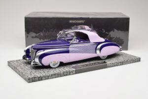 Cadillac Series 62 Cabriolet Rosa Minichamps 1:18 107148460 Metal - imagem 6 de 6