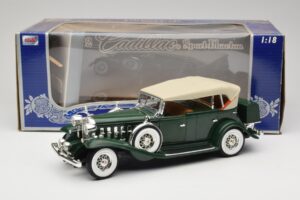 Cadillac Sport Phaeton Verde Anson 1:18 30383 Metal - imagem 9 de 9