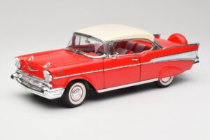 Chevrolet Bel Air Matador Vermelho & India Marfim Road Legends 1:18 92109 Metal