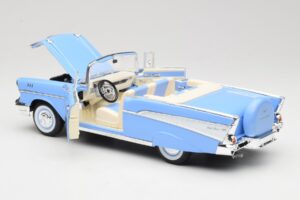 Chevrolet Bel Air Cabriolet Azul Road Signature 1:18 55/1/0863 Metal - imagem 5 de 8