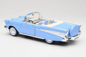 Chevrolet Bel Air Cabriolet Azul Road Signature 1:18 55/1/0863 Metal - imagem 7 de 8