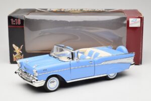 Chevrolet Bel Air Cabriolet Azul Road Signature 1:18 55/1/0863 Metal - imagem 8 de 8