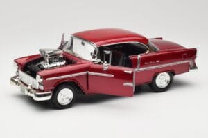 Chevrolet Bel Air Vermelho Motormax 1:18 73100TC-M1 Metal - imagem 2 de 8