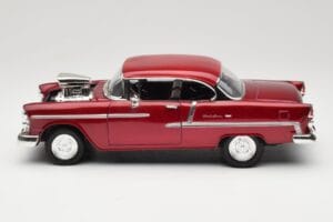 Chevrolet Bel Air Vermelho Motormax 1:18 73100TC-M1 Metal - imagem 4 de 8