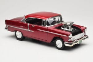 Chevrolet Bel Air Vermelho Motormax 1:18 73100TC-M1 Metal - imagem 6 de 8