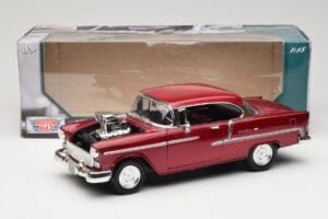 Chevrolet Bel Air Vermelho Motormax 1:18 73100TC-M1 Metal - imagem 8 de 8