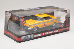 Chevrolet Bel Air Taxi Deadpool Metals Diecast 1:24 30290 Metal - imagem 2 de 3