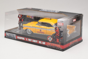 Chevrolet Bel Air Taxi Deadpool Metals Diecast 1:24 30290 Metal - imagem 3 de 3