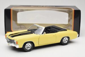 Chevrolet Chevelle SS 454 Amarelo Maisto 1:18 531890 Metal - imagem 8 de 8