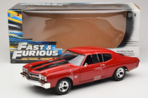 Chevrolet Chevelle SS Fast & Furious Vermelho Johnny Lightning 1:18 39578 Metal - imagem 6 de 6