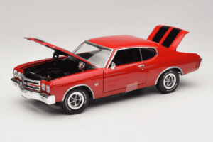 Chevrolet Chevelle SS Vermelho Jack Reacher Auto World 1:18 AWSS109/06 Metal - imagem 2 de 8