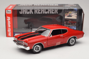 Chevrolet Chevelle SS Vermelho Jack Reacher Auto World 1:18 AWSS109/06 Metal - imagem 8 de 8