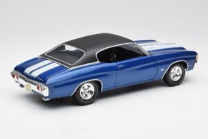 Chevrolet Chevelle SS 454 Azul Maisto 1:18 531886 Metal - imagem 3 de 8