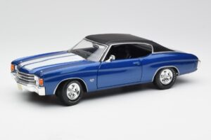 Chevrolet Chevelle SS 454 Azul Maisto 1:18 531886 Metal