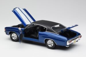 Chevrolet Chevelle SS 454 Azul Maisto 1:18 531886 Metal - imagem 5 de 8