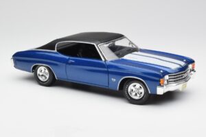 Chevrolet Chevelle SS 454 Azul Maisto 1:18 531886 Metal - imagem 6 de 8