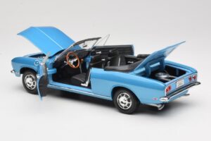 Chevrolet Corvair Monza Cabriolet Azul Road Signature 1:18 92498 Metal - imagem 5 de 8