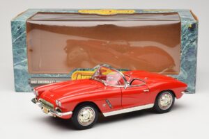 Chevrolet Corvette C1 Vermelho ERTL 1:18 7835 Metal - imagem 8 de 8