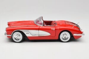 Chevrolet Corvette C1 Vermelho Motormax 1:18 73100TC Metal - imagem 4 de 8