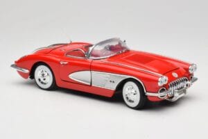 Chevrolet Corvette C1 Vermelho Motormax 1:18 73100TC Metal - imagem 6 de 8
