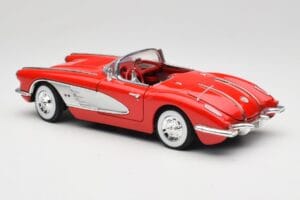 Chevrolet Corvette C1 Vermelho Motormax 1:18 73100TC Metal - imagem 7 de 8