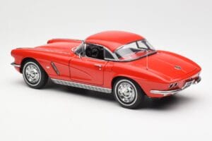 Chevrolet Corvette C1 Cabriolet Roman Vermelho AUTOart 1:18 71102 Metal - imagem 7 de 8