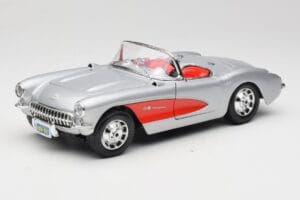 Chevrolet Corvette C1 Prata Bburago 1:18 3034 Metal
