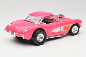 Chevrolet Corvette C1 Gasser Rosa Road Legends 1:18 92019-R1 Metal - imagem 3 de 8