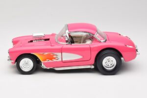 Chevrolet Corvette C1 Gasser Rosa Road Legends 1:18 92019-R1 Metal - imagem 4 de 8