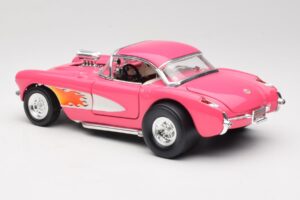 Chevrolet Corvette C1 Gasser Rosa Road Legends 1:18 92019-R1 Metal - imagem 7 de 8