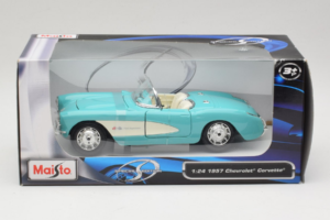 Chevrolet Corvette C1 Verde Menta Maisto 1:24 31275 Metal