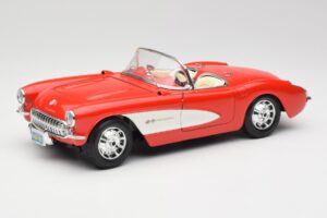 Chevrolet Corvette C1 Roadster Vermelho Bburago 1:18 3024 Metal