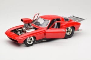 Chevrolet Corvette C3 Dragster Vermelho Hot Wheels 1:18 29226 Metal - imagem 2 de 8