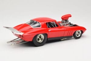 Chevrolet Corvette C3 Dragster Vermelho Hot Wheels 1:18 29226 Metal - imagem 3 de 8