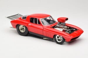 Chevrolet Corvette C3 Dragster Vermelho Hot Wheels 1:18 29226 Metal - imagem 6 de 8