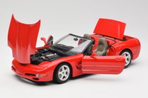 Chevrolet Corvette C5 Cabriolet Vermelho Bburago 1:18 3076 Metal - imagem 2 de 8