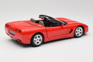 Chevrolet Corvette C5 Cabriolet Vermelho Bburago 1:18 3076 Metal - imagem 3 de 8