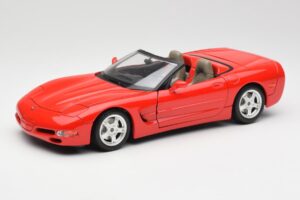 Chevrolet Corvette C5 Cabriolet Vermelho Bburago 1:18 3076 Metal