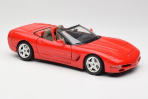 Chevrolet Corvette C5 Cabriolet Vermelho Bburago 1:18 3076 Metal - imagem 6 de 8
