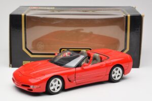 Chevrolet Corvette C5 Cabriolet Vermelho Bburago 1:18 3076 Metal - imagem 8 de 8