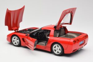 Chevrolet Corvette C5 Vermelho Bburago 1:18 3066 Metal - imagem 5 de 8