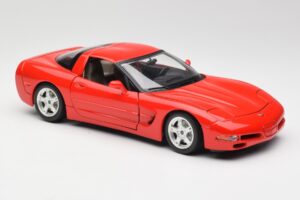 Chevrolet Corvette C5 Vermelho Bburago 1:18 3066 Metal - imagem 6 de 8
